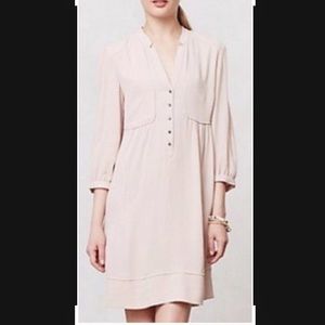 Anthropologie Maeve Taryn Crepe Shift Dress